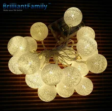 

3M 20LED christmas garland string cotton ball light home indoor decoration wedding decoration fairy warm white Lamps party