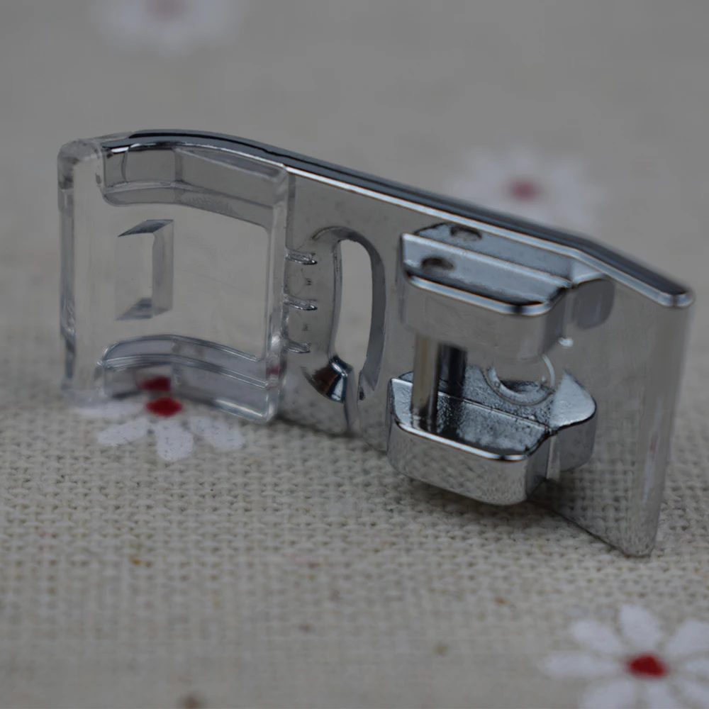 

Domestic Sewing Machine Presser Foot 1 Piece Sewing Presser Foot Domestic Sewing Machine Plastic Presser Foot NO.7568-2 Costura