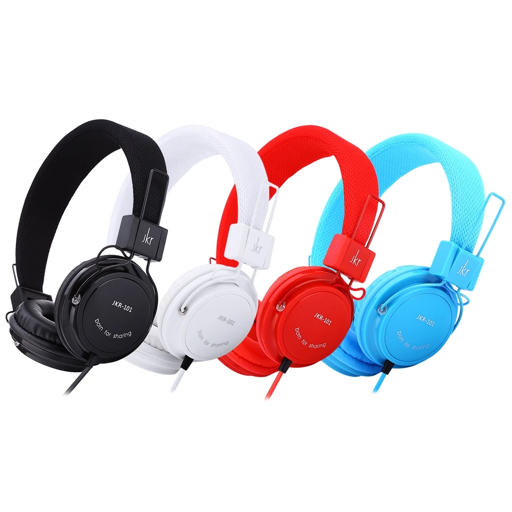 JKR-101  Wired Stereo HiFi Music Headset Headphones Fordable  Noise Cancelling earphone (5)