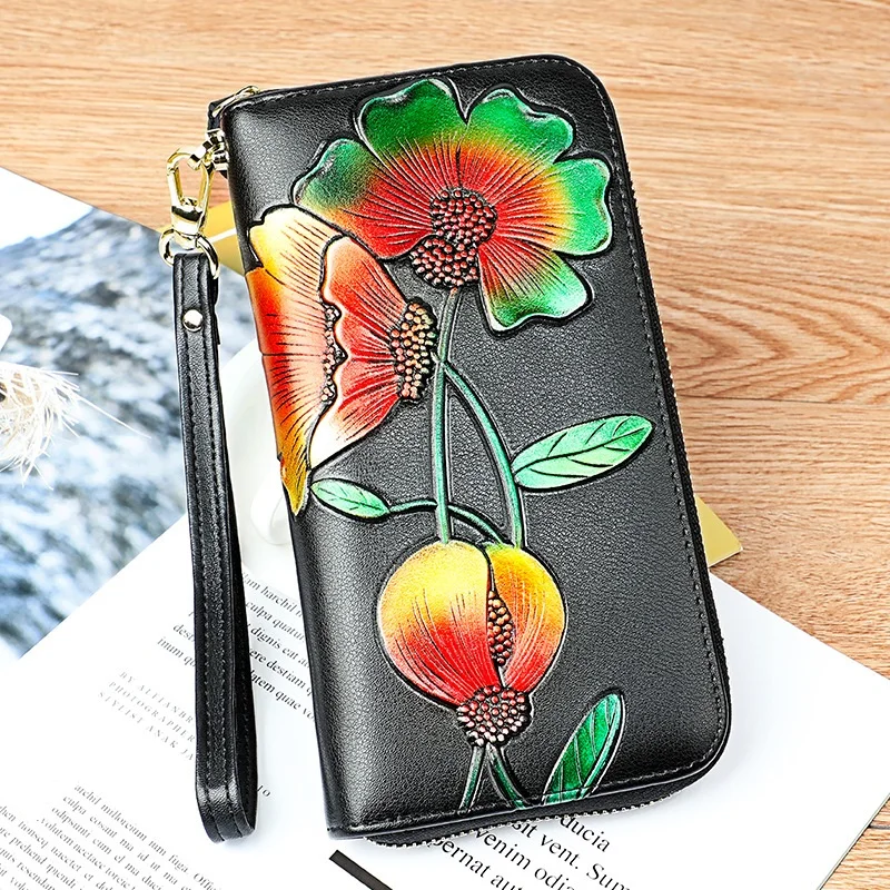 genuine leather wallet women (1)