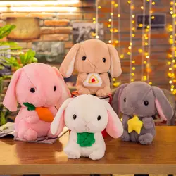 Новый Kawaii Bunny аниме мультфильм Мягкие игрушки 20 см Кристалл Супер Мягкий Кролик Плюшевые игрушки Мягкая кукла детские игрушки плюшевые