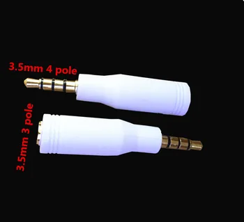 

3.5mm 4pole Male to 3.5mm 3pole Female Jack Stereo Audio Adapter 3.5 M/F adapter