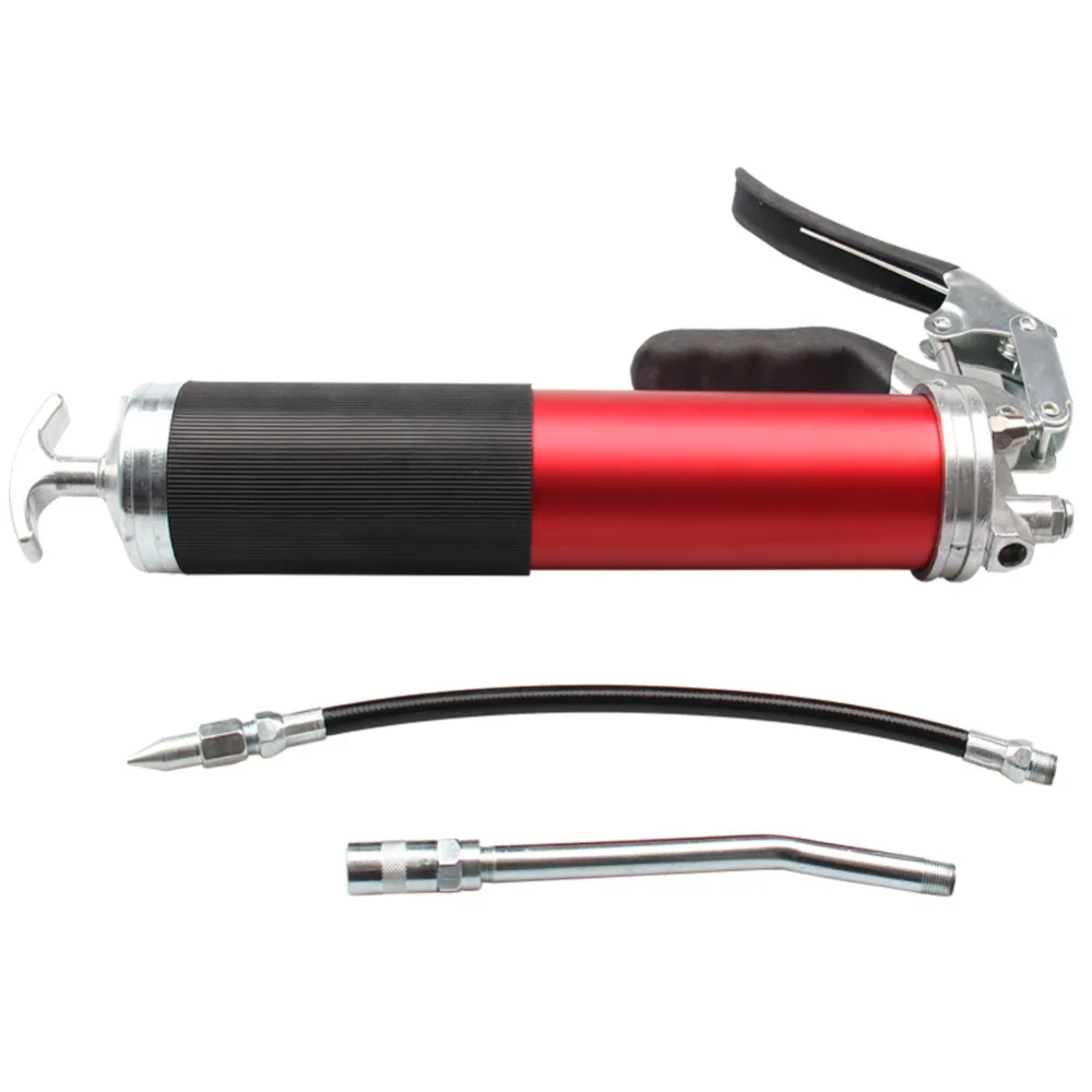4-500-PSI-Anodized-Pistol-Grip-Heavy-Duty-Grease-Gun-Lever-type-heavy-manual-Hand-Auto