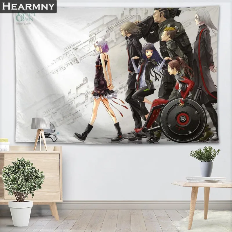 

Custom Guilty Crown Wall Tapestry Home Decorations Anime Tapestry Wall Hanging Forest Tapestries For Bedroom 130x150CM,140x250CM