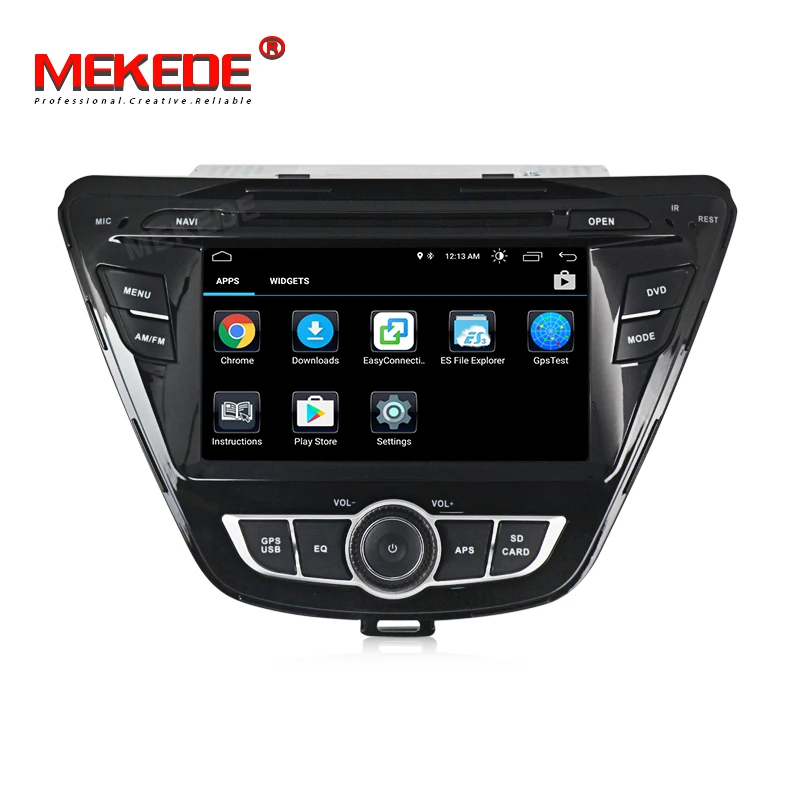 Flash Deal MEKEDE Android 8.1 Car GPS Multimedia Navi Stereo Player For HYUNDAI  ELANTRA 2014 with Quad-core support Bluetooth wifi 1