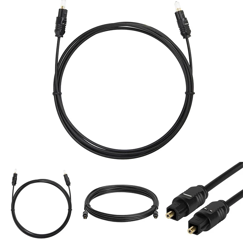 1M/1.5M/2M/3M/5M New Audio TosLink Cable Digital Cable Toslink Cord Black 1M/1.5M/2M/3M/5M New Audio TosLink Cable Digital Cable Toslink Cord Black