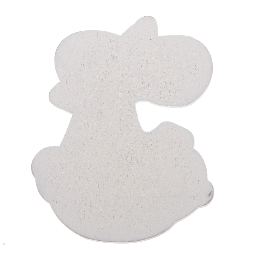 20pcs Baby Style Wooden Embellishment for Card Making Baby Shower Decor Blue