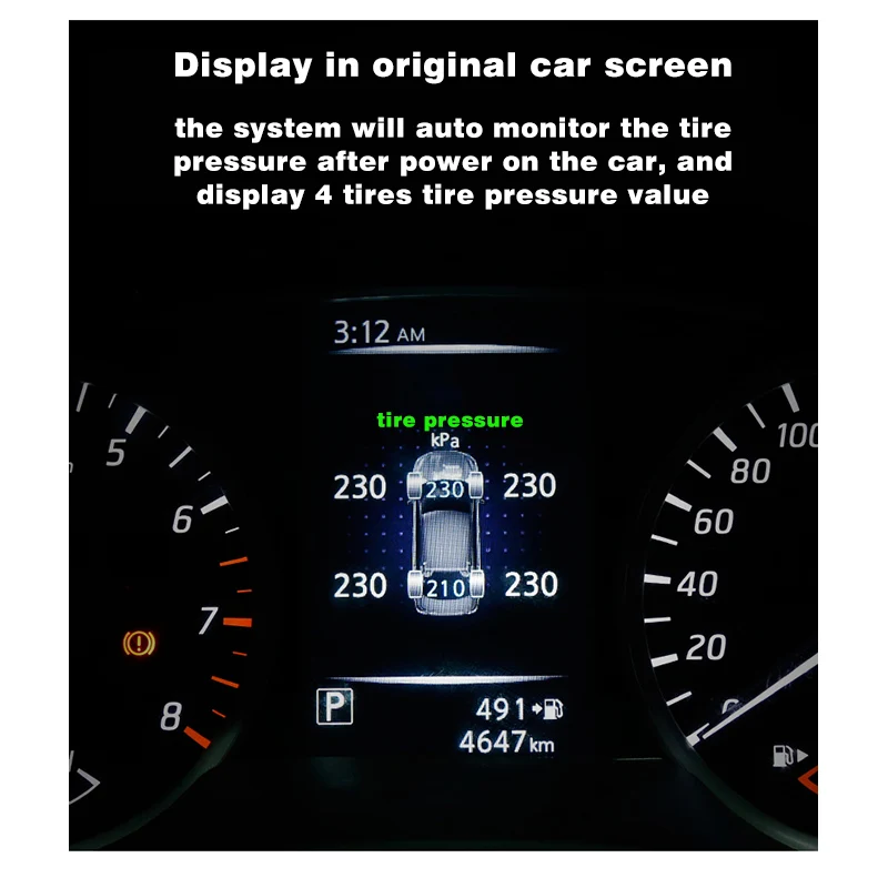 OBD TPMS контроль давления в шинах+ Автоматическая блокировка скорости двери для Nissan новая Teana новая X-trail новая Tiida Kick Venucia T70 T70X