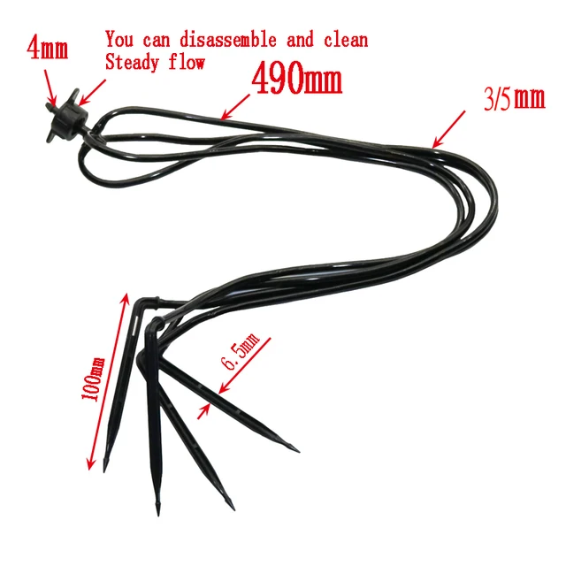 1set Curved Arrow Garden Irrigation Sprinkler Systems Greenhouse Plants Drip Irrigation Equipment Energy-saving Devices