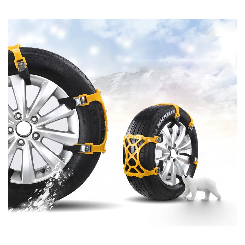 3pcs/set Winter Anti Skid Slip Snow Tire Chains Wheel Tyre Climbing