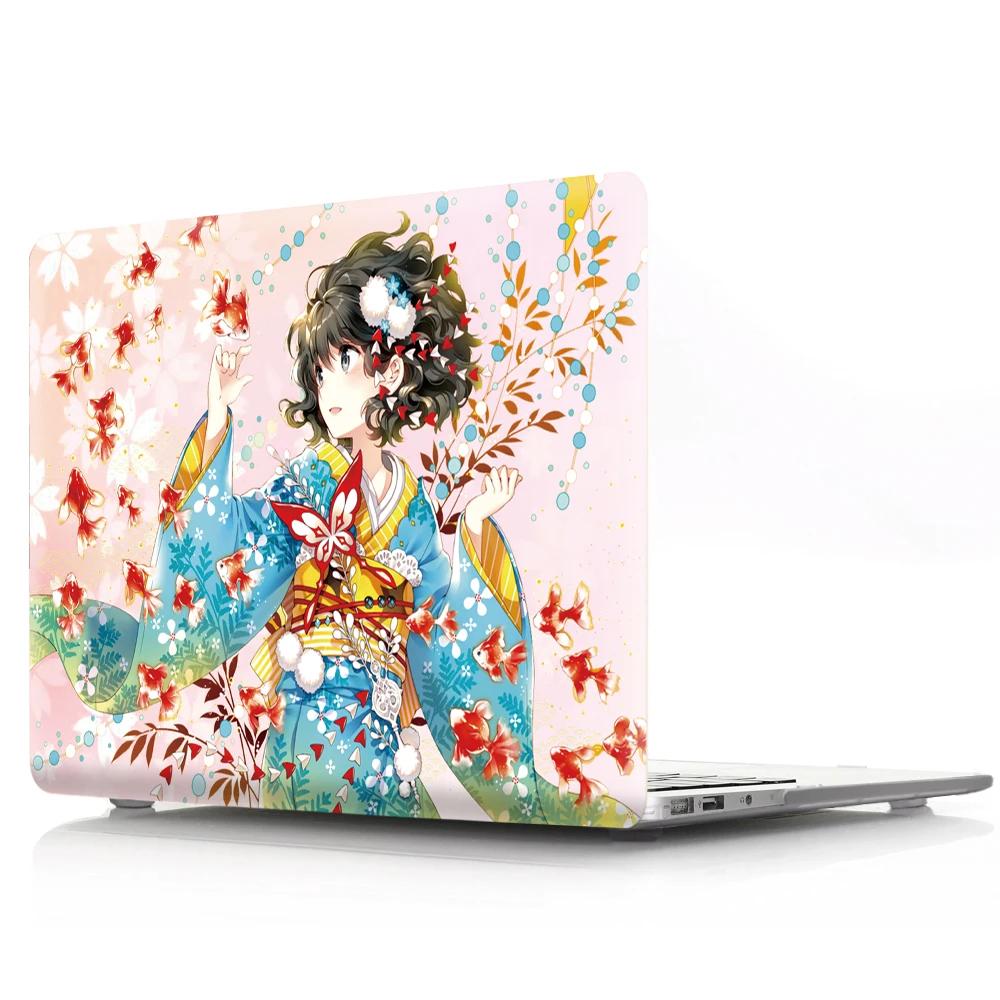 Чехол для ноутбука с цветной печатью для Macbook Air 11 13 Pro retina 12 13 15 дюймов цвета Сенсорная панель Pro 13 15 или Air 13 кимоно