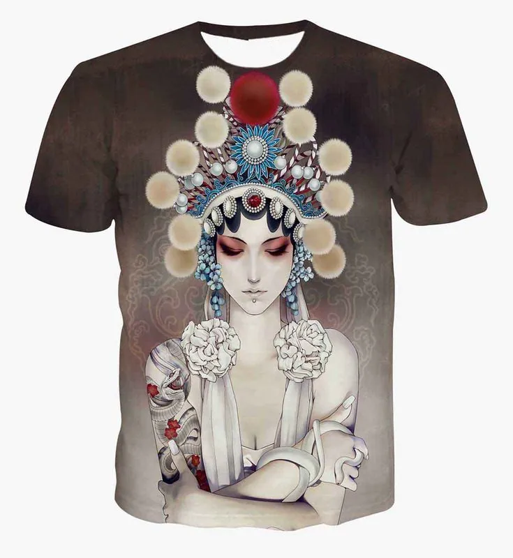 

3D Printing T Shirt Men 2019 Summer New O Neck Tee Shirt Homme Harajuku Hip Hop Funny Camisetas Slim Fit Top Tees