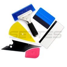 6 шт. автомобильные аксессуары, набор оконных скребок, пленка из фольги, виниловая Автомобильная клейкая пленка для автомобиля, скребок для Ракель, инструмент для бытовой очистки