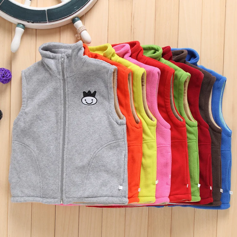 Girls Sports Vests spring autumn 27Years kids fleece Sports Jackets