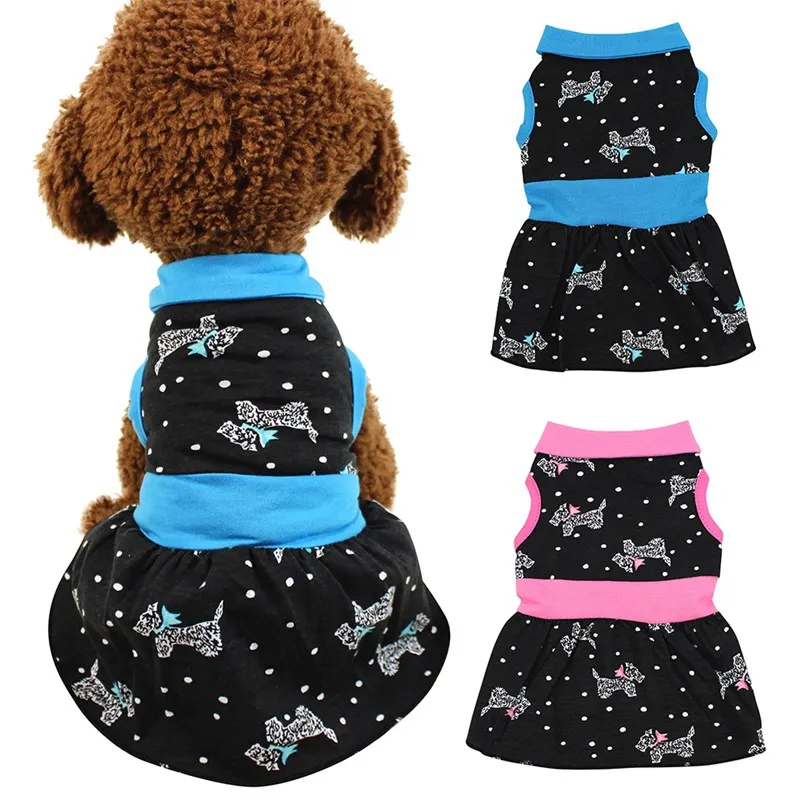 Pet Dog Clothes Cute Summer Dog Dress for Puppy Clothing Breathable