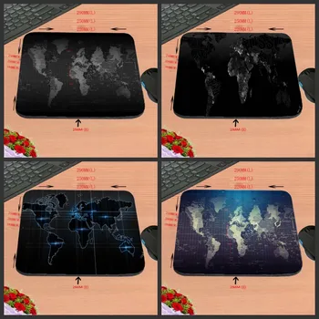 

Hot Sell Fashionable 2017 New Arrival Top Quality Customized Vintage Cool with Box Packed Silon aming world map Mouse Pad