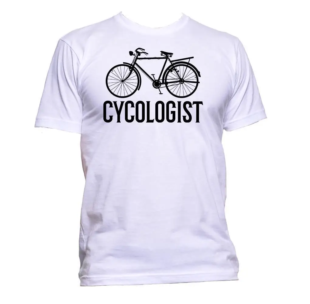 

2019 New Men's T Shirt Cycologist Biker Cycler T-Shirt Mens Womens Unisex Fashion Slogan Comedy Cool Print T-Shirt