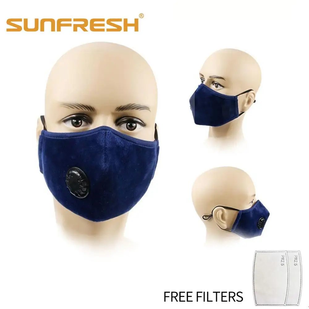 

Fashion Riding mouth mask face cover anti-dust valve mask n99 motorbike cycling air filter anti odor smog colorful sports mask
