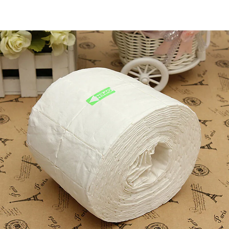 Roll of 500pcs Lint Free Nail Art Wipes Paper Pad Gel Acrylic Tips Polish Remover Cleaner  (6)