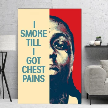 

LIL WAYNE Art Picture for Living Room Decoration Canvas Painting Home Decor