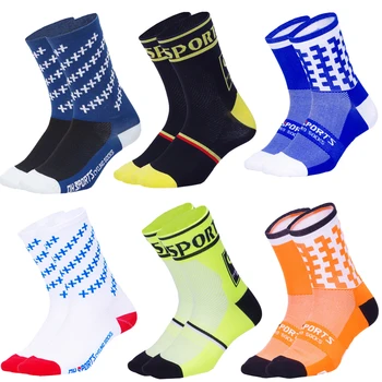 

New High Quality Professional Cycling Socks Men Women Road Bicycle Socks Outdoor Brand Racing Running MTB Bike Compression Socks