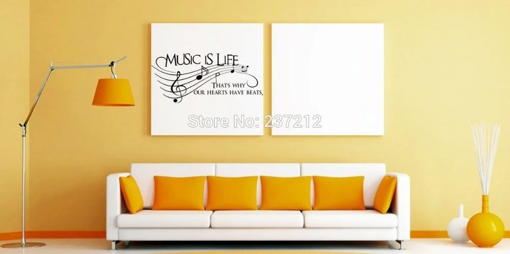 Music-Is-Life-That-s-Why-Our-Hearts-Have-Beats-Vinyl-Wall-Sticker-Decor-Decal-Free (3)
