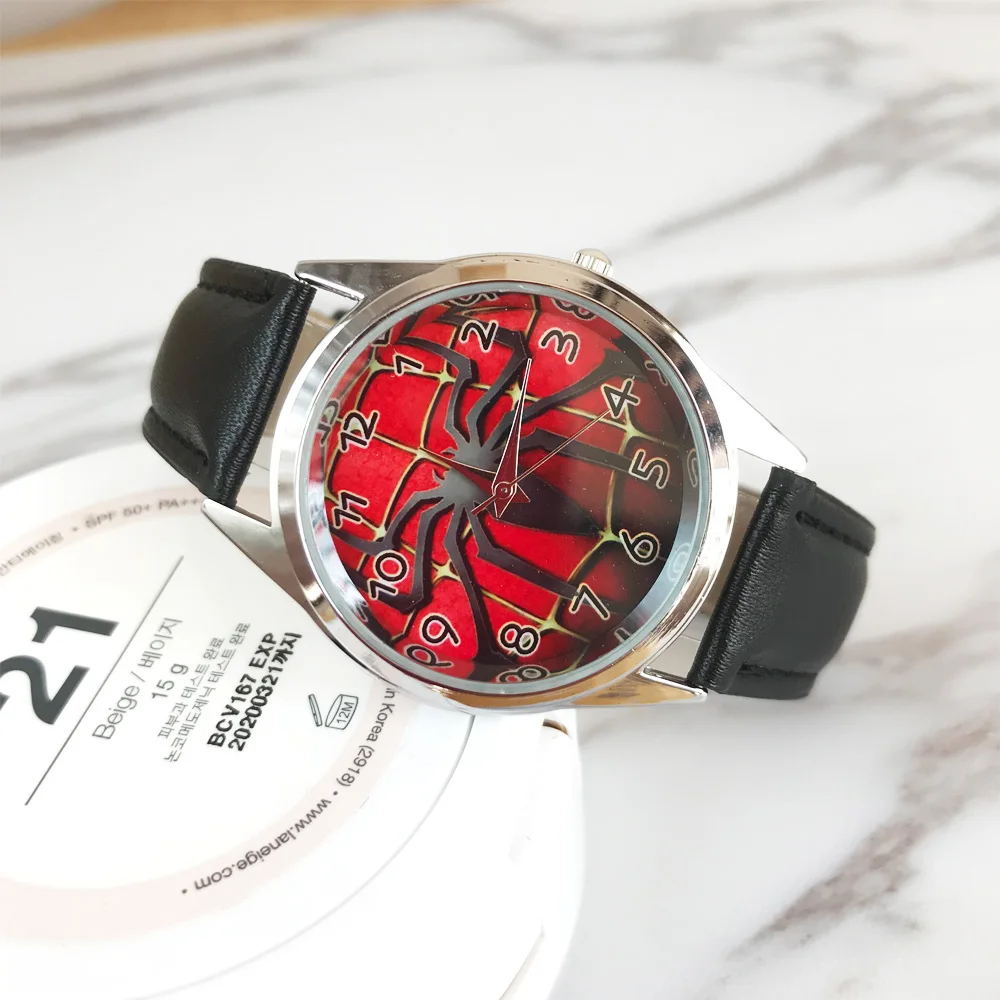 Fashion 3D Kids font b Watches b font Cartoon Spider Kids font b Sports b font