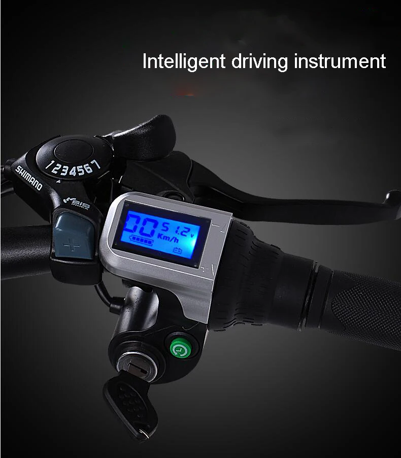 Sale Electric Bike 48V12.5A Lithium Battery 20inch Aluminum Folding Electric Bicycle 500W Powerful e bike Mountain/ Snow beach ebike 17