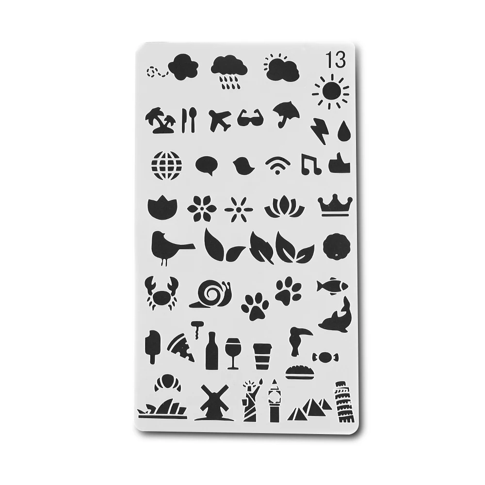 

1 Pc Stencil Plastic Stencils Journal/Note Clear Stamps for Dies Scrapbooking Hollow DIY School Stationery Office Supplie