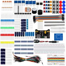 Keywish diy eletrônica básica starter kit tábua de pão, fios jumper, resistores, buzzer para arduino uno r3 mega256