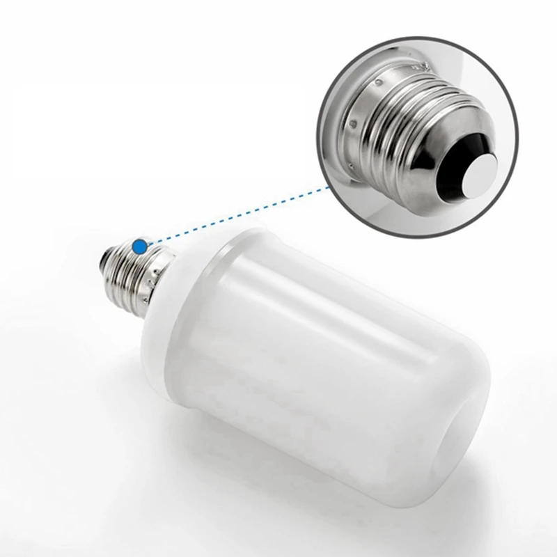 LED Lamp Bulb E27 Dimmable 5W Flame LED Light Bulb Flickering Breathing General Lighting Modes 1300K