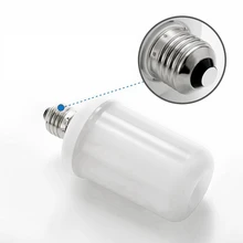 LED Lamp Bulb E27 Dimmable 5W Flame LED Light Bulb Flickering Breathing General Lighting Modes 1300K AC110-240V