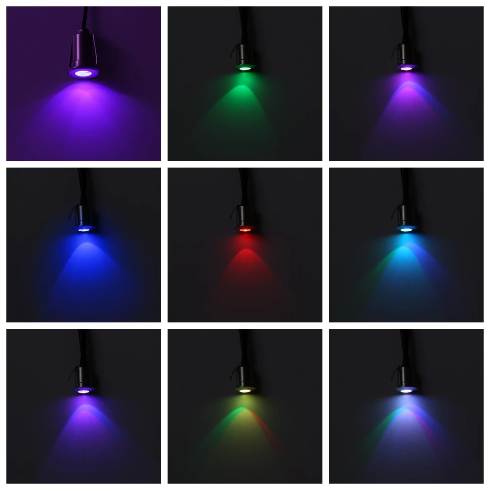 Luzes do Convés Plug para Caminho do Jardim ao ar Subterrâneo à Prova Nova Milímetros Levaram Recesso 0.6 w 7lm Smd2835 ue - Eua Reino Unido Livre Decoração d' Água 6 Pcs 22 22 Lâmpadas subterrâneas