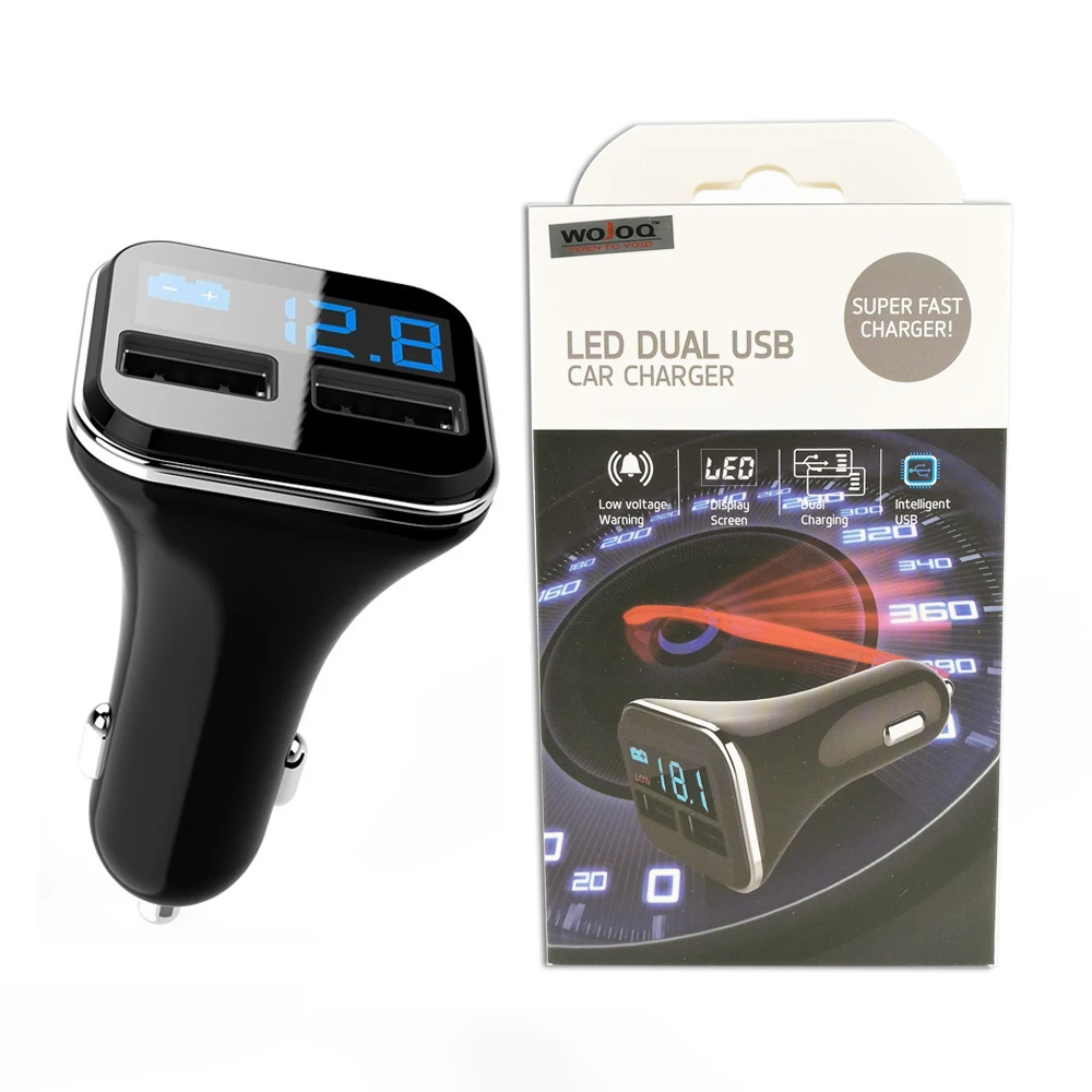 Автомобильное зарядное устройство с двумя USB портами 4 8 А|charger for phone|charger 5v5v 4.8a |
