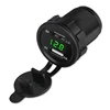 12V 24V Universal 2.1A Motorcycle Truck Car USB Charger Voltmeter Dual Usb Auto Charger With Voltage Meter Power Adapter Socket ► Photo 2/6