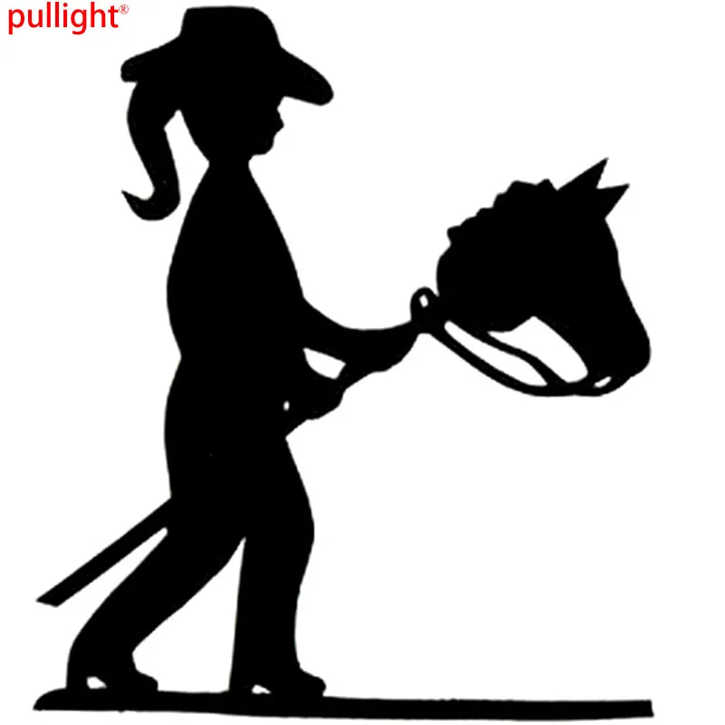 Cowgirl малыш лошадь игрушка автомобиль наклейка креативный Автомобиль Стайлинг