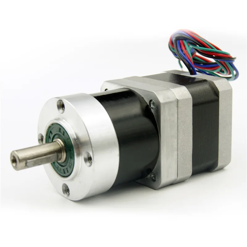 

NEMA17 Planetary Gearbox Stepper Motor 4:1/5:1/10:1/16:1/20:1/25:1/40:1/50:1/100:1 reducer ratio motor length 33mm 0.95A 4wires