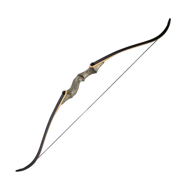  US $94.99 Archery Left Hand Recurve Length inches Dark Green Riser User Hunting Shooting