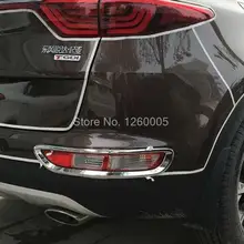 Fit for KIA Sportage 2016 2017 abs chrome rear fog light cover tail fog font b