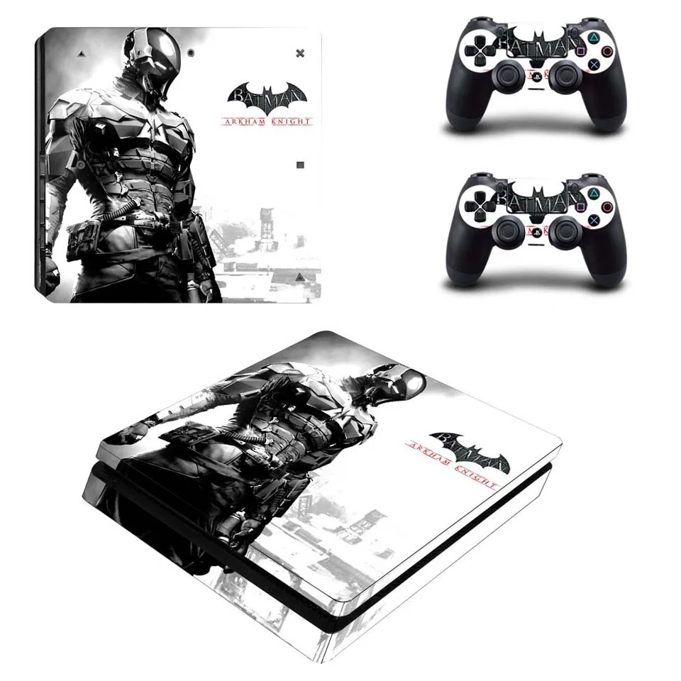 

PS4 Slim Console & Controller Full Body Skins Cover Set - Batman Skin Sticker for Sony Playstation 4 for Dualshock 4 Stickers