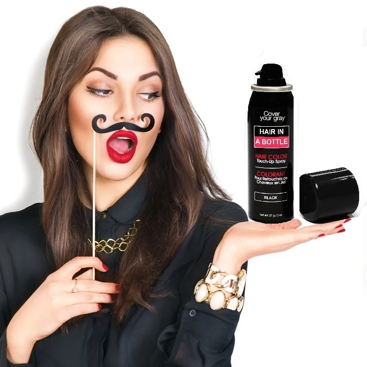 Hair in a Bottle Locking Spray Blackin Shampoos from Beauty & Health