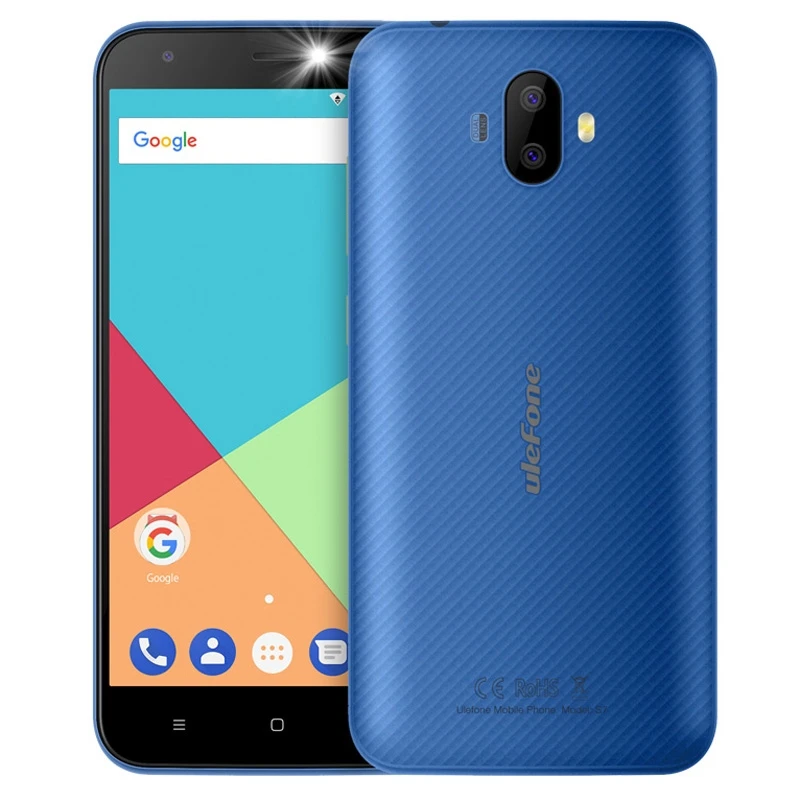 Ulefone S7 3G Mobile Phone 5 0 Inch HD MTK6580 Quad Core Android 7 0 1GB