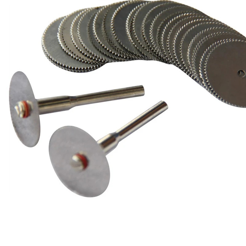 10Pcs/set 22/25mm Disc Wheel Cutting Blade Wood Saw Drill Rotary Tools Accessories