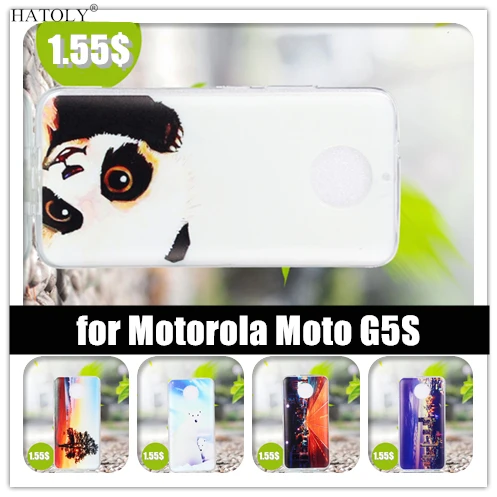 Hatoly Корпус для Motorola Moto G5S чехол стильная футболка с изображением персонажей
