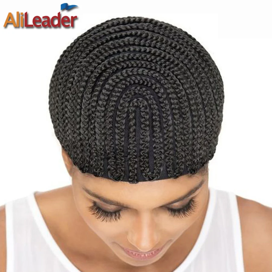 

1-10Pcs Big Factory Product Quality Cornrow Wig Cap For Making Wig, Black Hairnet Crochet Wig Cap For Sew In, 2Pcs Wig Combs Ins