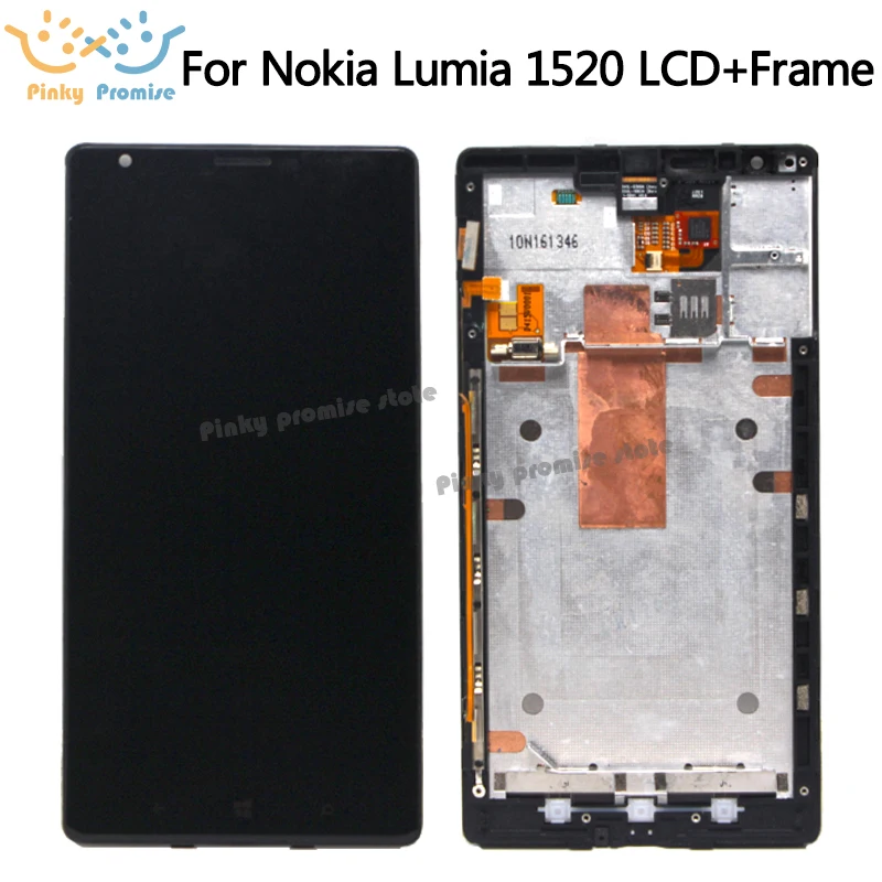 

Warranty 6'' Display For NOKIA Lumia 1520 LCD Touch Screen For NOKIA Lumia 1520 Display Digitizer Assembly Replacement