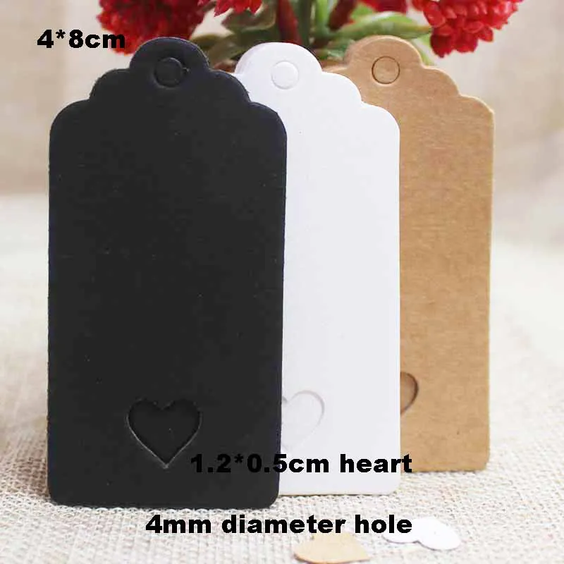 Whealseal DIY 3 цветные бирки высечки с сердечками 4x8 см свадебные любимые для выпекания