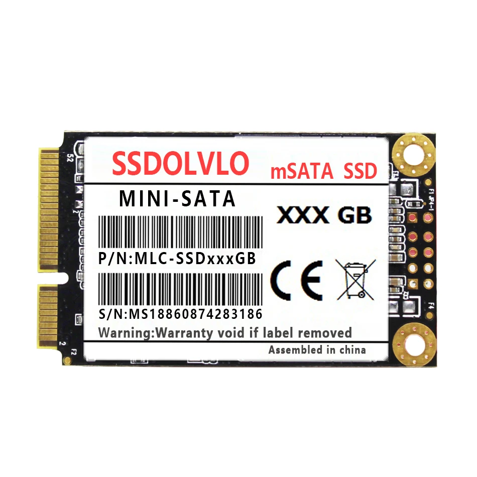 MSATA SSD SATA3 III 6 ГБ/сек. SATA II, 32 ГБ, 64 ГБ, 128 ГБ 256 512 1 ТБ HD SSD твердотельный диск все сигнала ПК