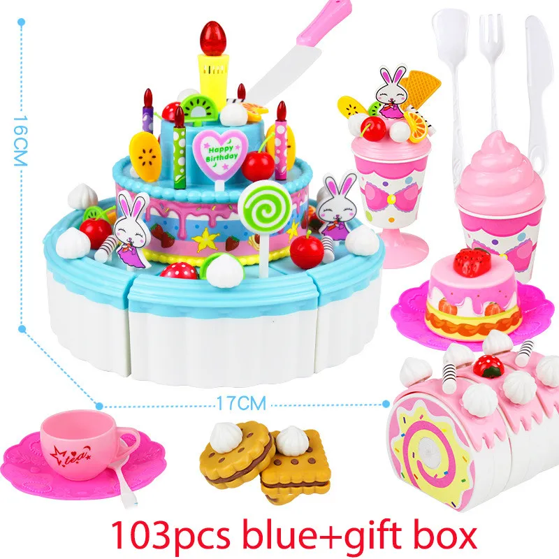 103pcs blue+gift box