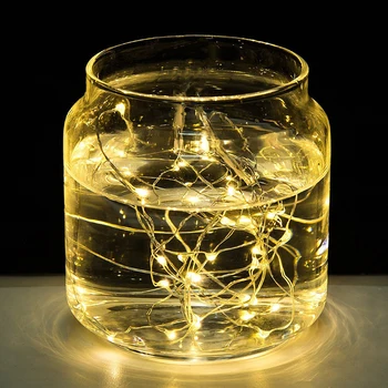 

15M 20M LED String lights 5M 10M12M Silver Wire Fairy light Christmas Wedding Party Decoration Powered by DC 5V led Strip